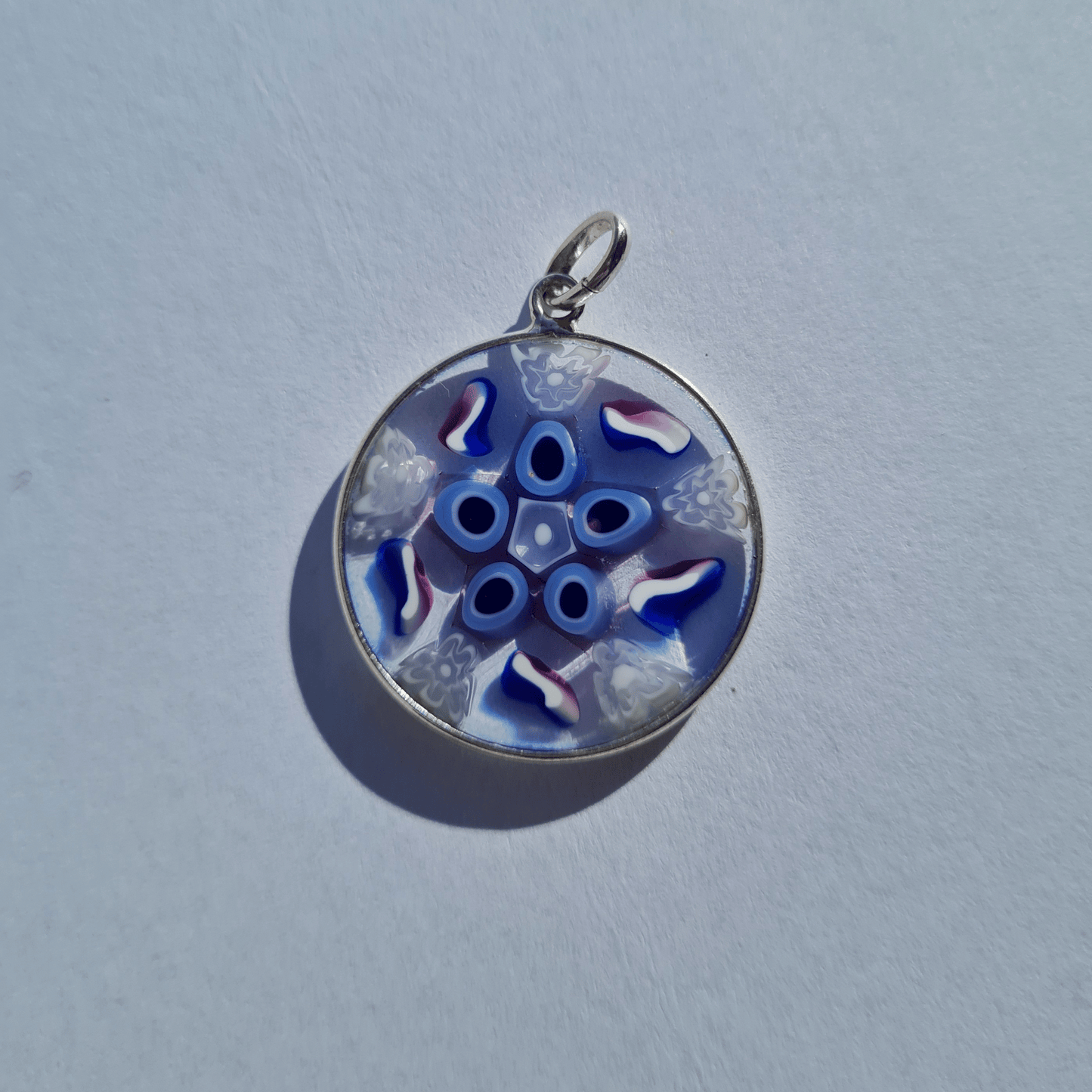 millefiori necklace murano glass