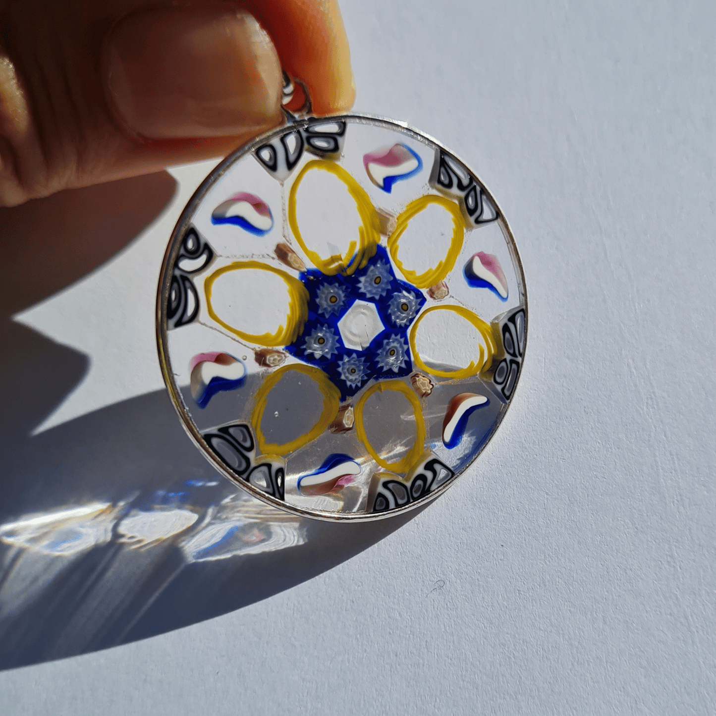 Large ROSONE Millefiori - Pendant
