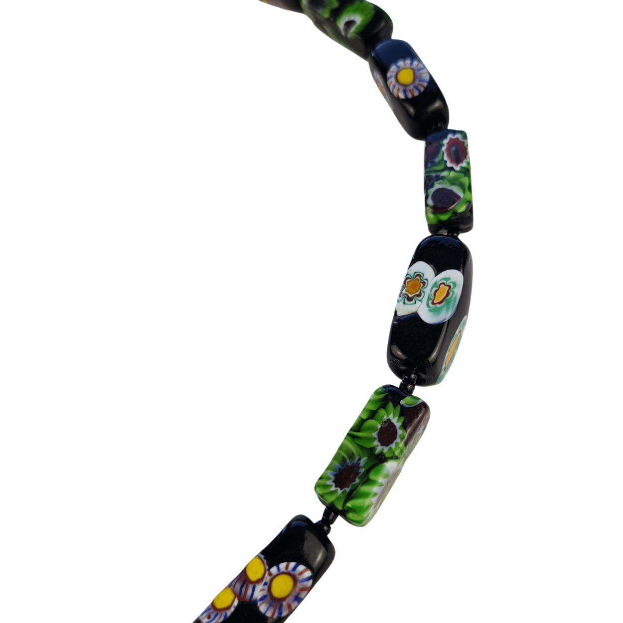 Vintage Millefiori Beads Necklace