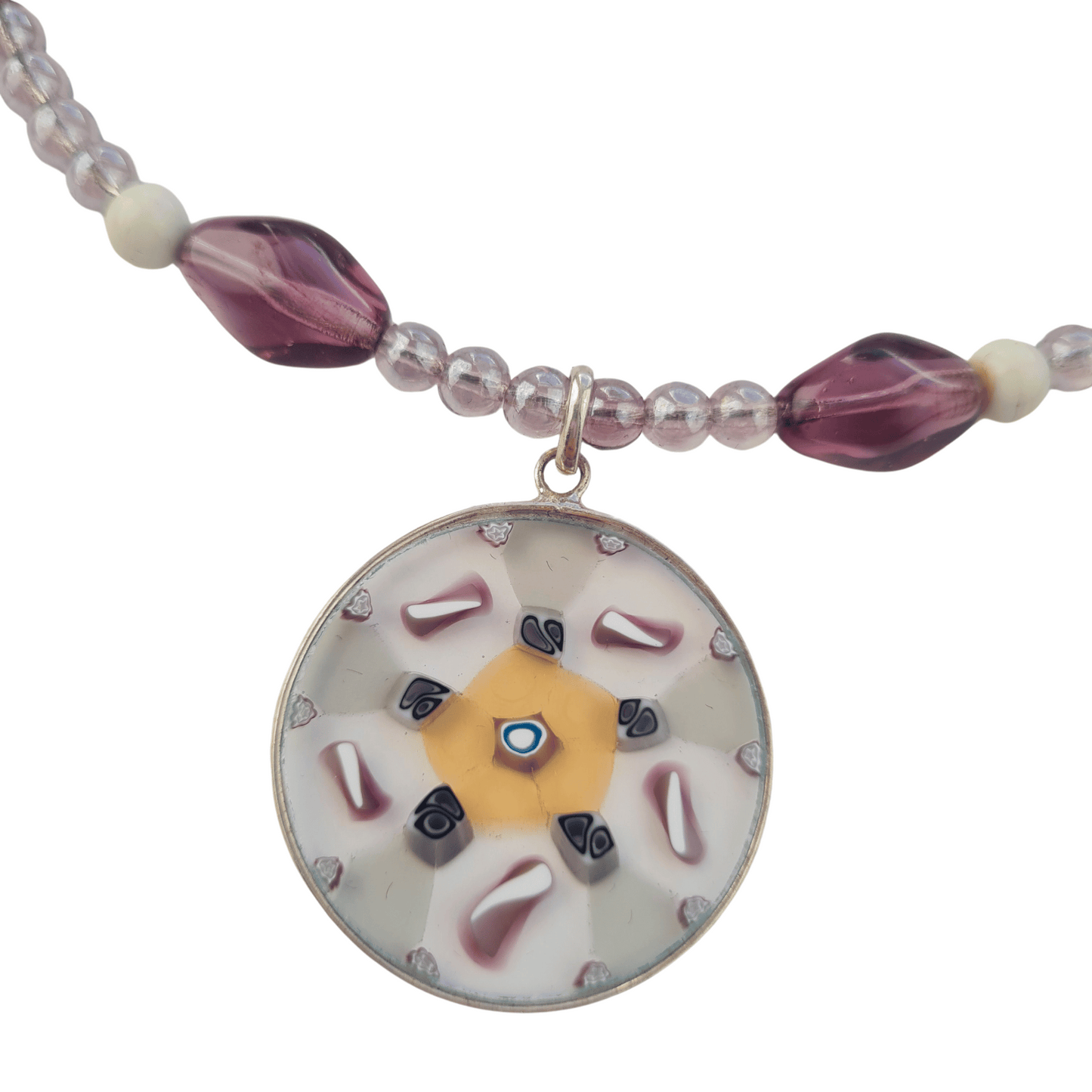 Millefiori Vintage Beads Necklace