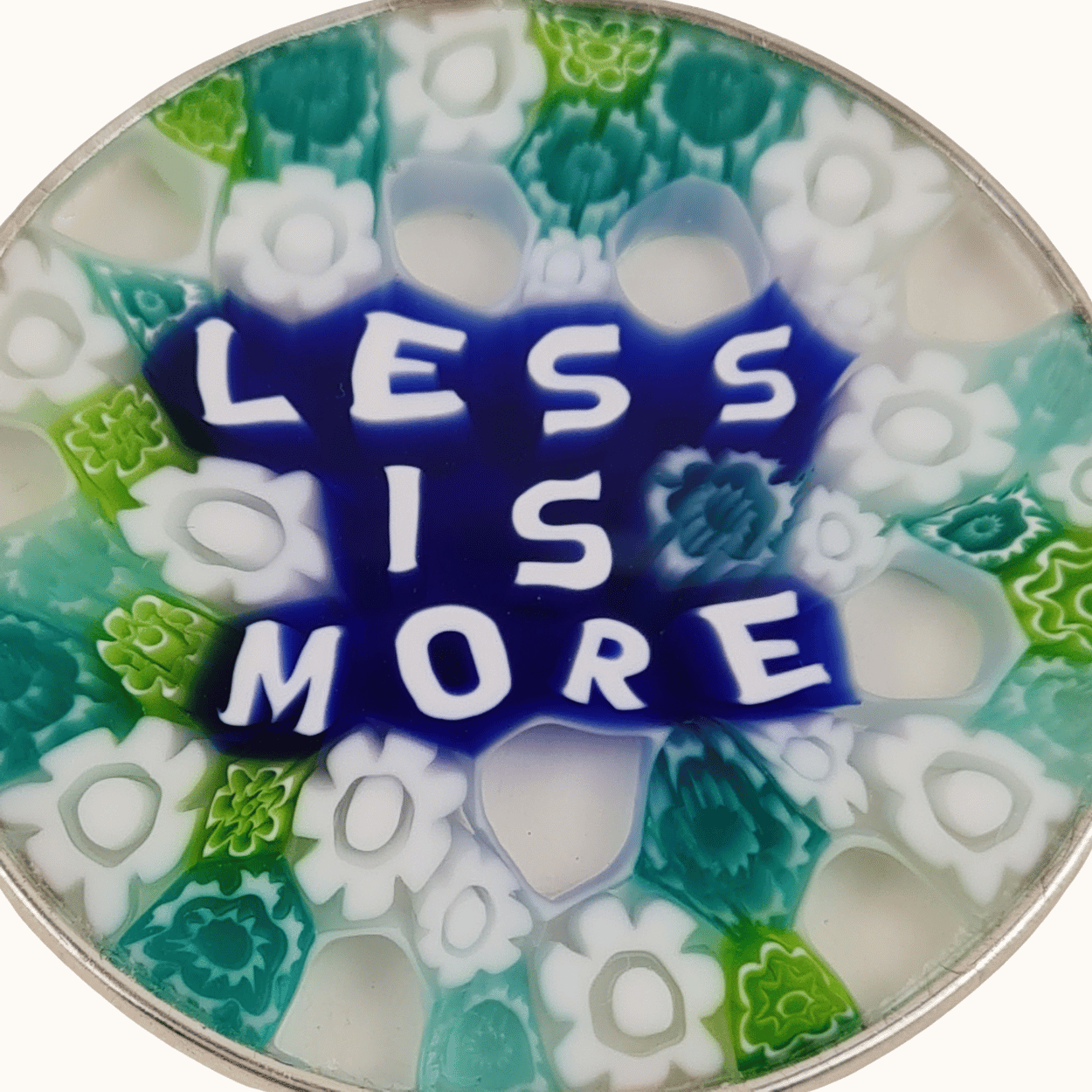 LESS IS MORE Medium Millefiori - Pendant