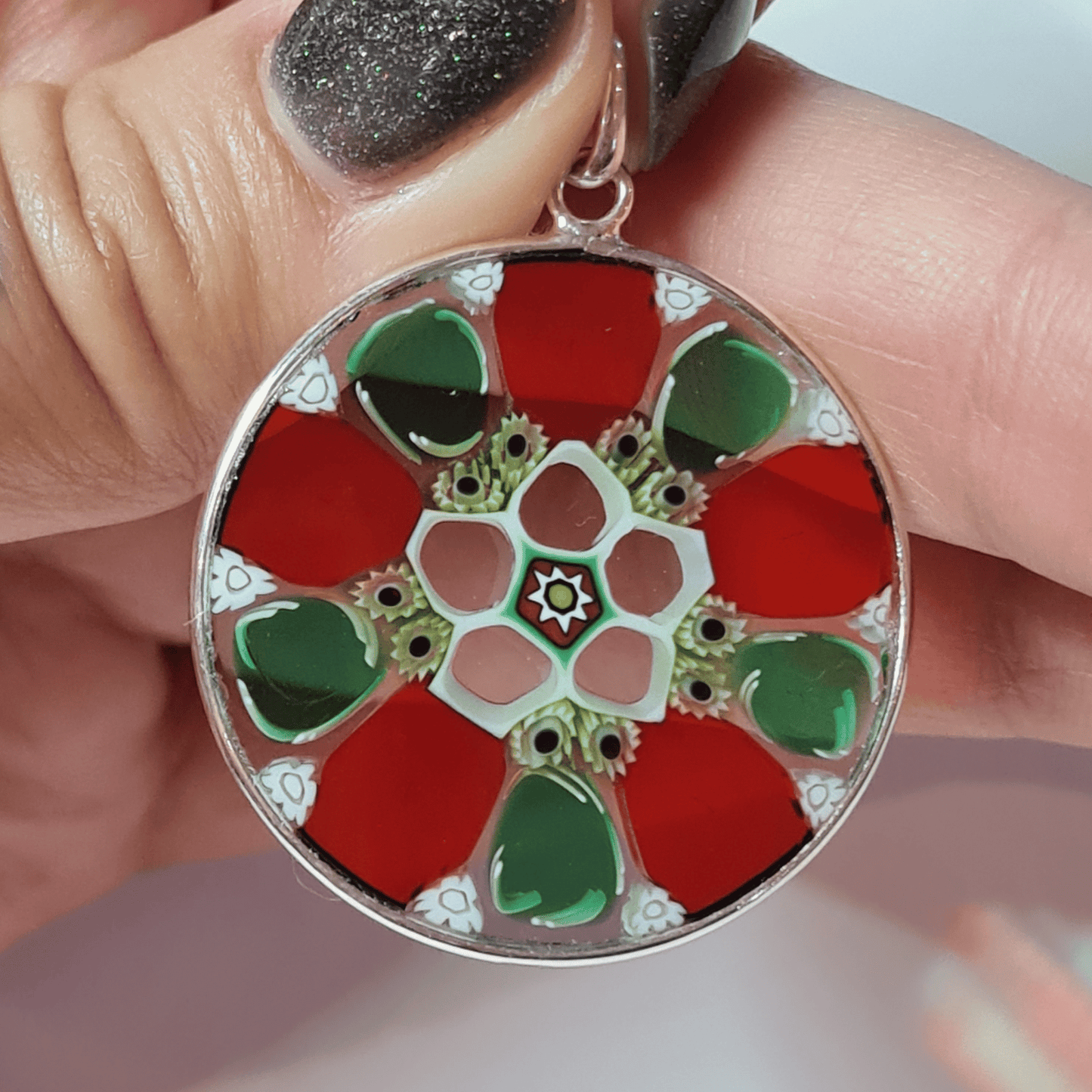 Medium ROSONE Millefiori - Pendant