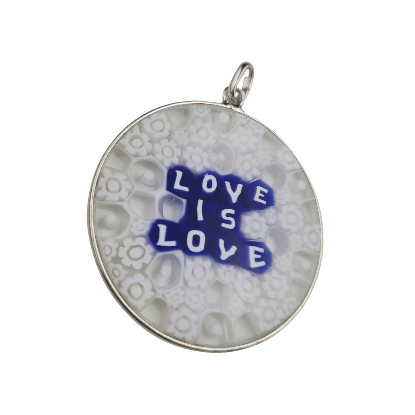 LOVE IS LOVE Large Millefiori - Pendant