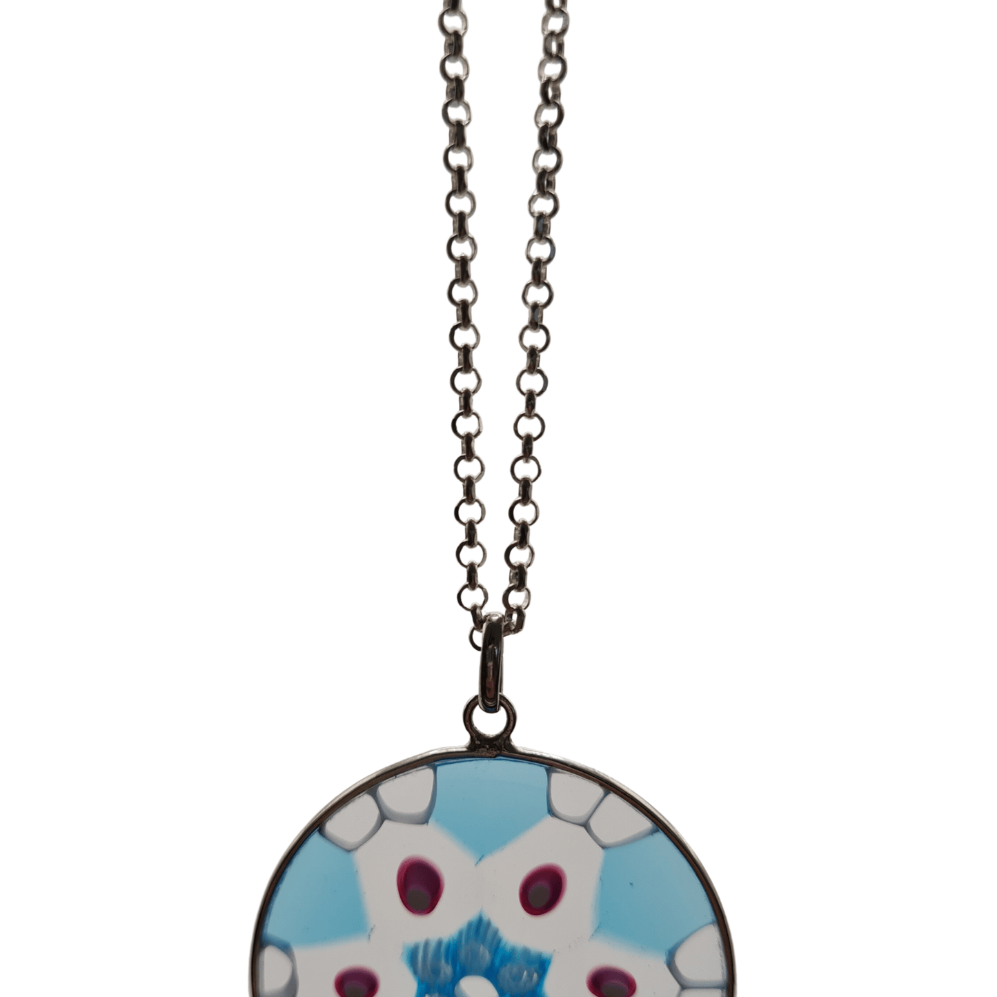 Sterling Silver Rolo Chain (for Millefiori Pendant)