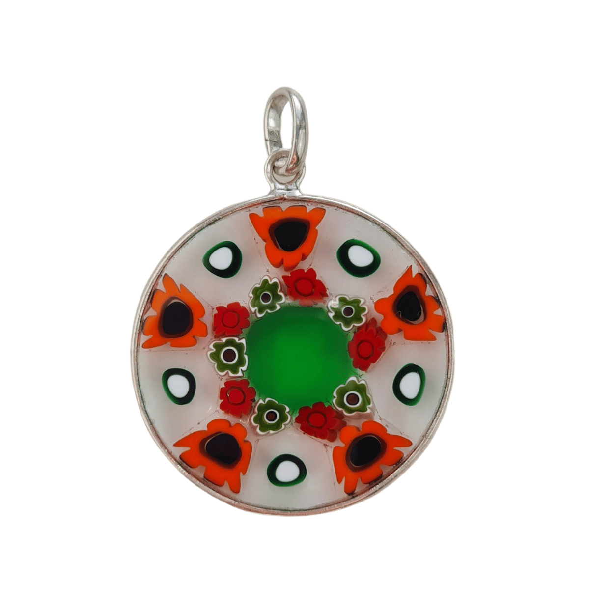 Small Rosone Millefiori - Pendant