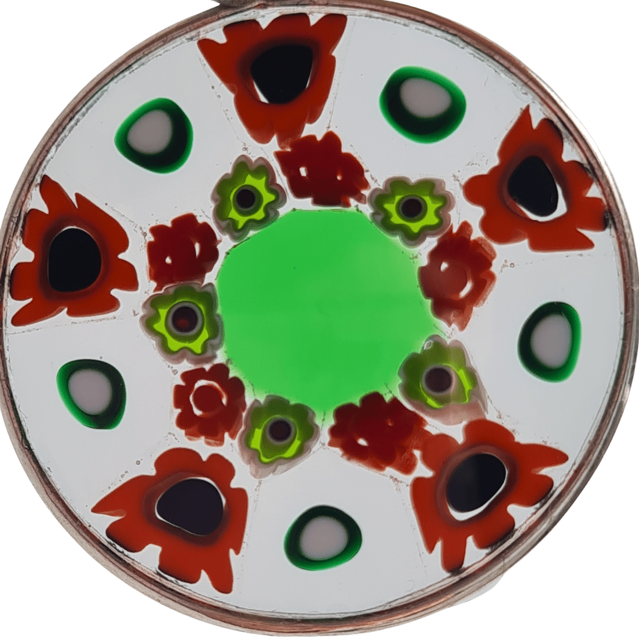 Small Rosone Millefiori - Pendant