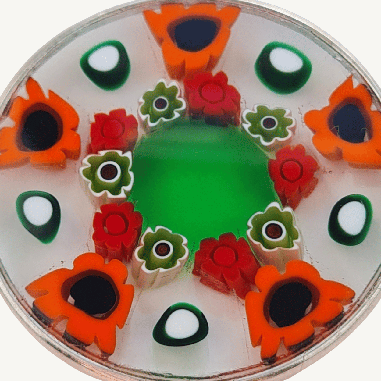 Small Rosone Millefiori - Pendant