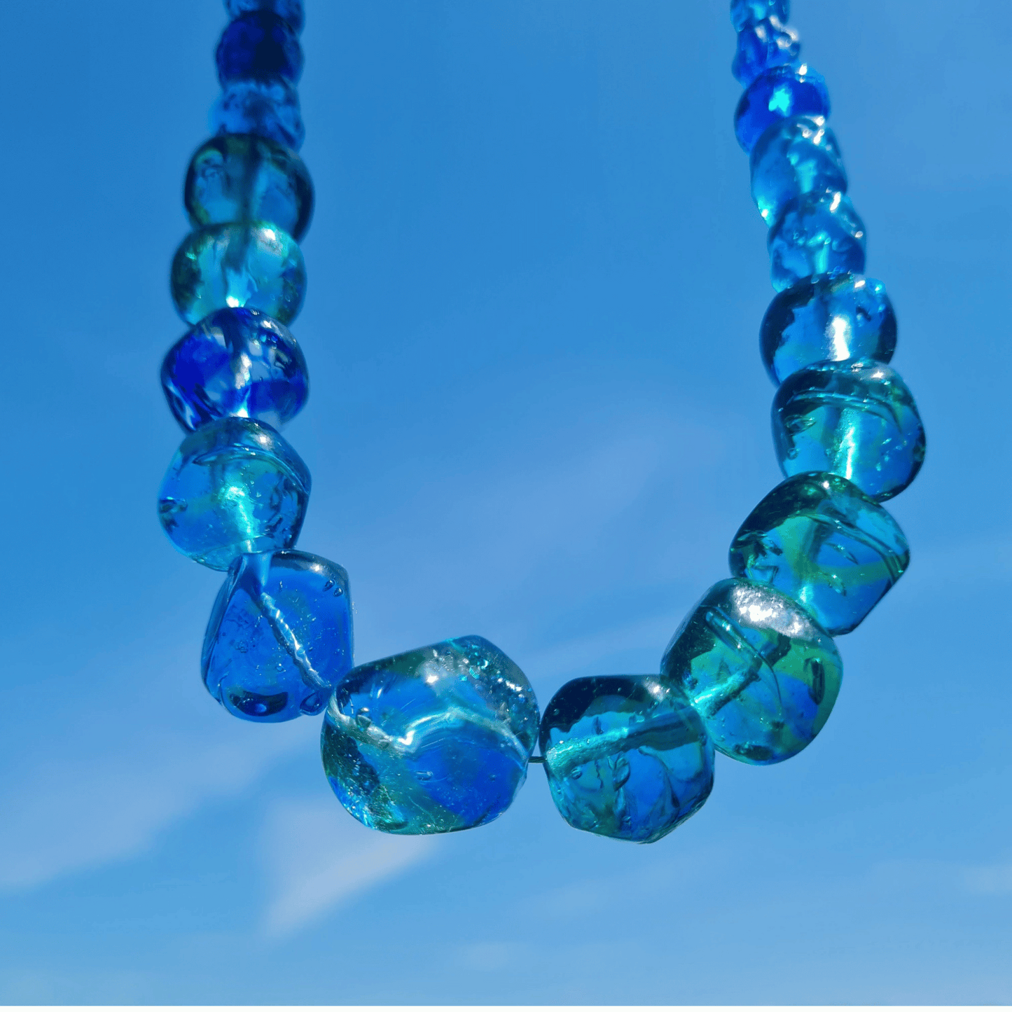 Sassi Glass Beads Necklace