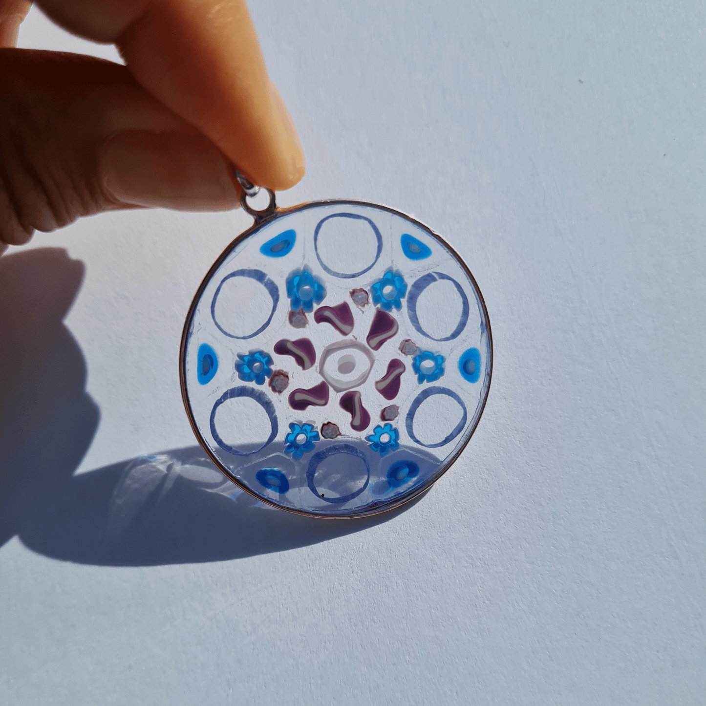 Large ROSONE Millefiori - Pendant