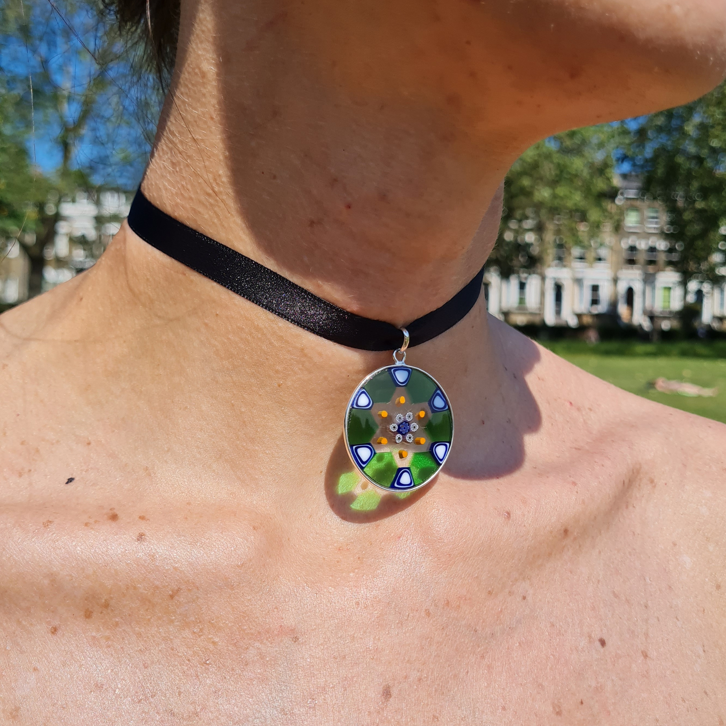 Medium ROSONE Millefiori - Pendant