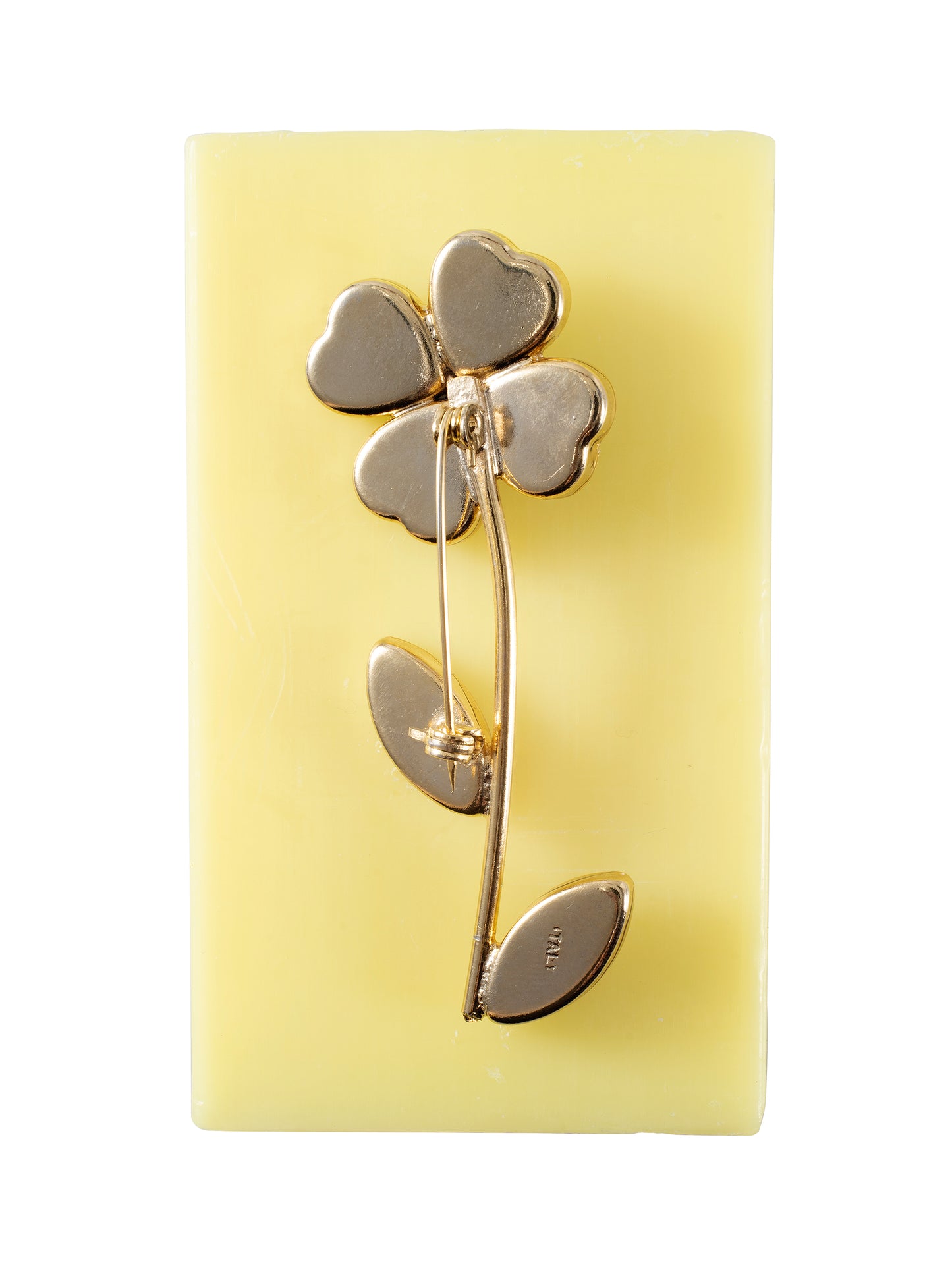 Clover Micro Mosaic Brooch