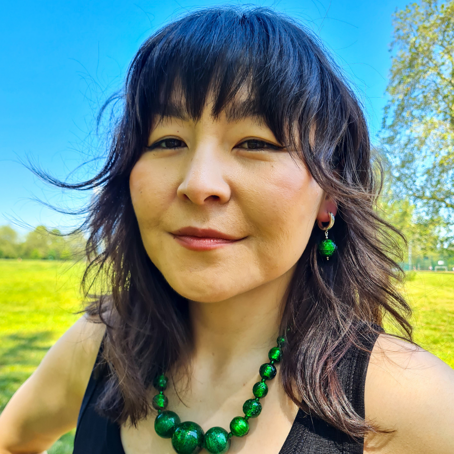 The Globe - Crinkly Emerald Green