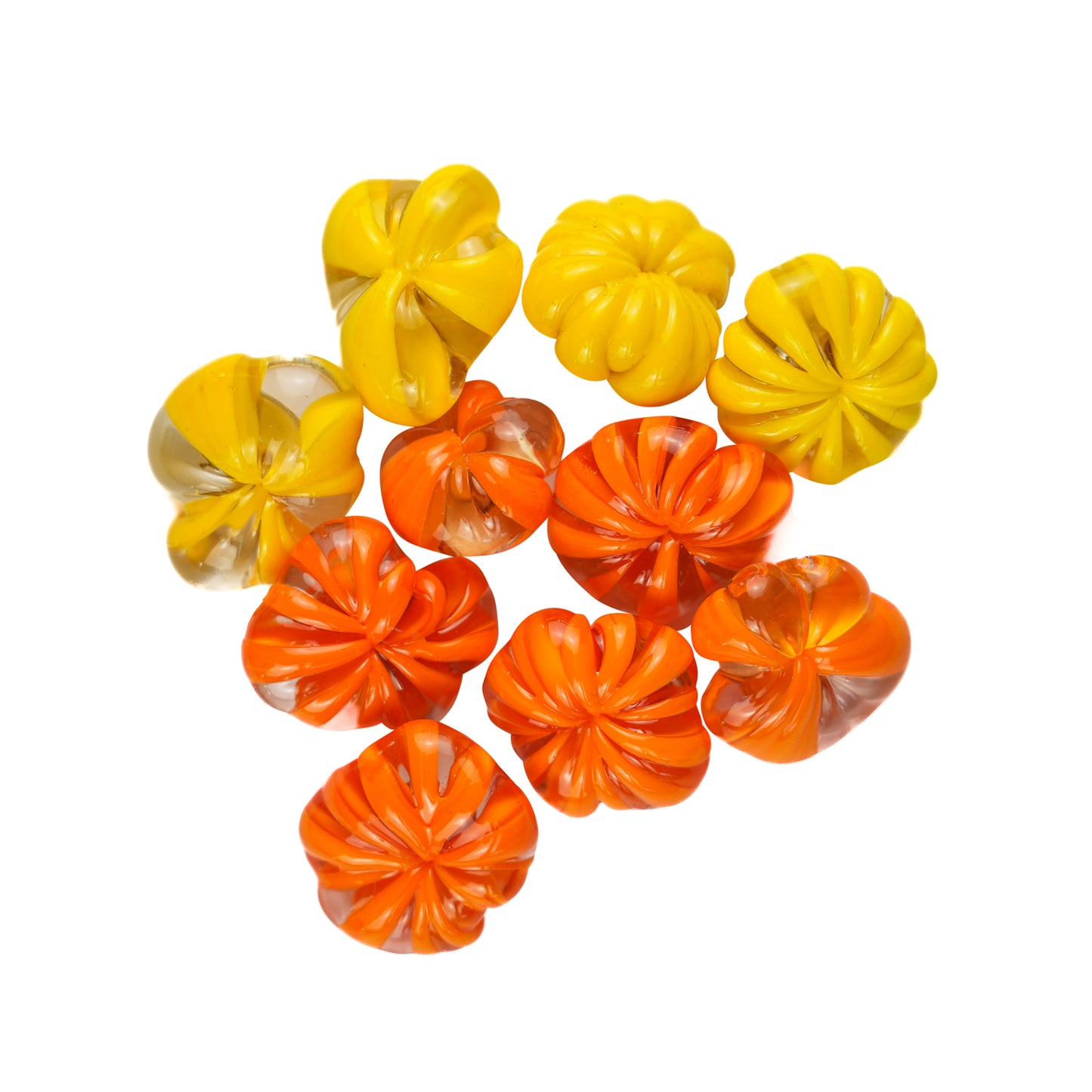 Orange and Yellow Glass