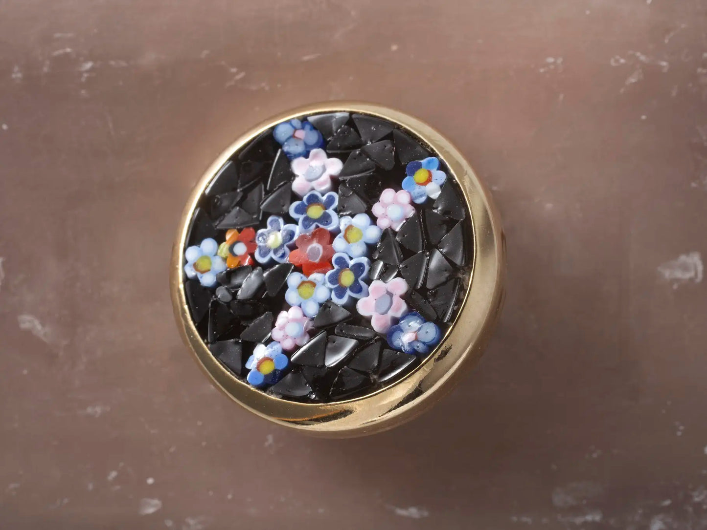 multicolour flowers mosaic