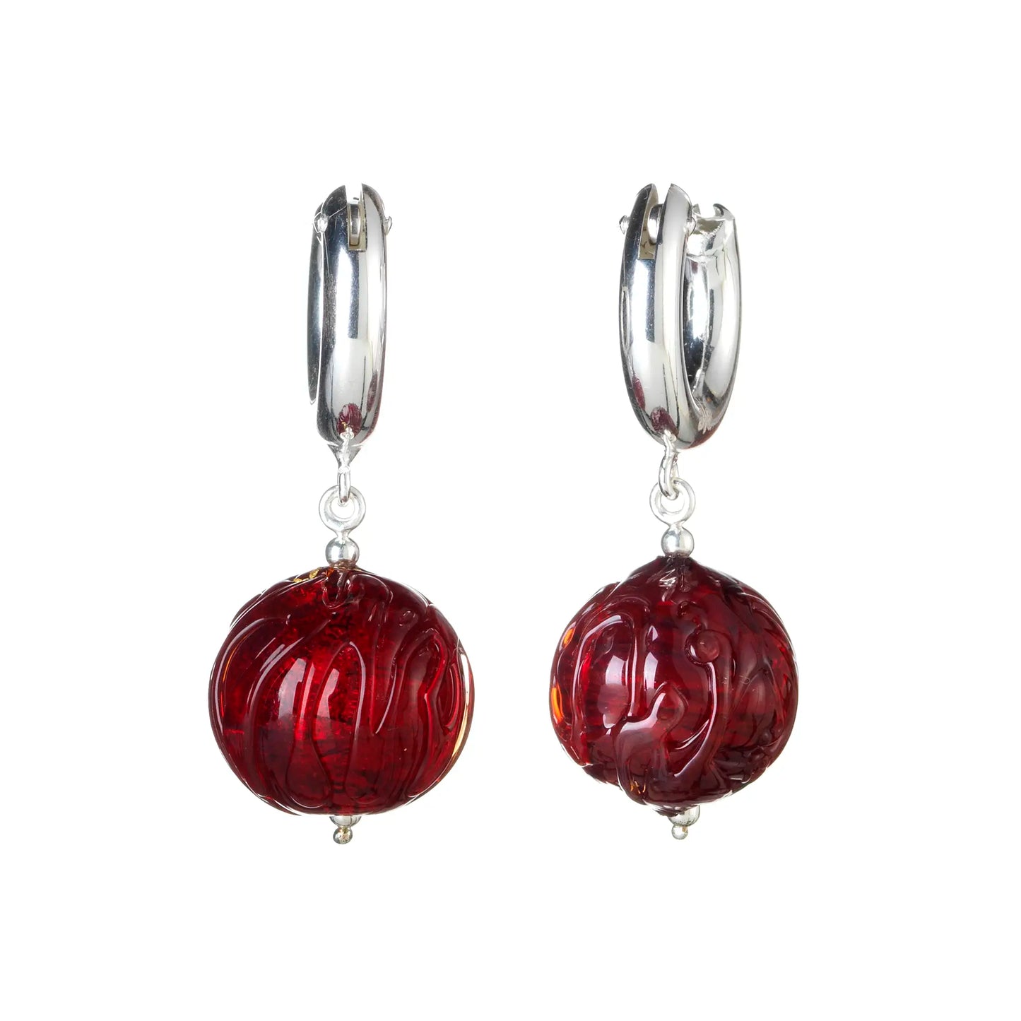 The Globe - Crinkly Ruby Red