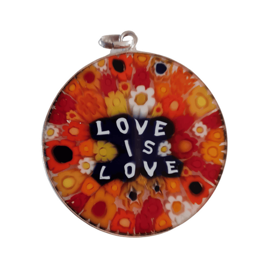 LOVE IS LOVE Large Millefiori - Pendant