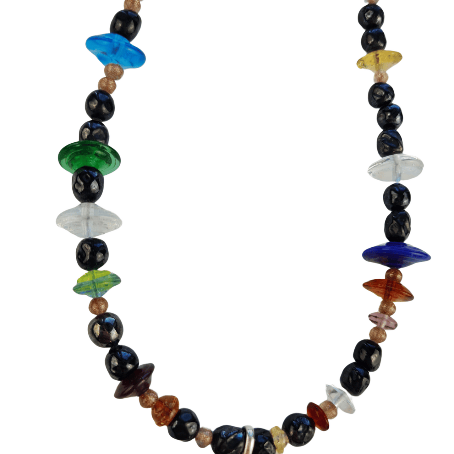 Millefiori Umbrellas Beads Necklace