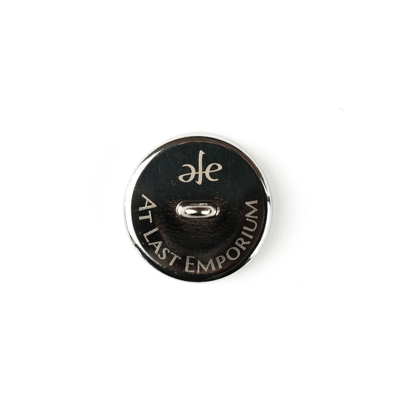 Large Millefiori Button - Half Flowers Grey