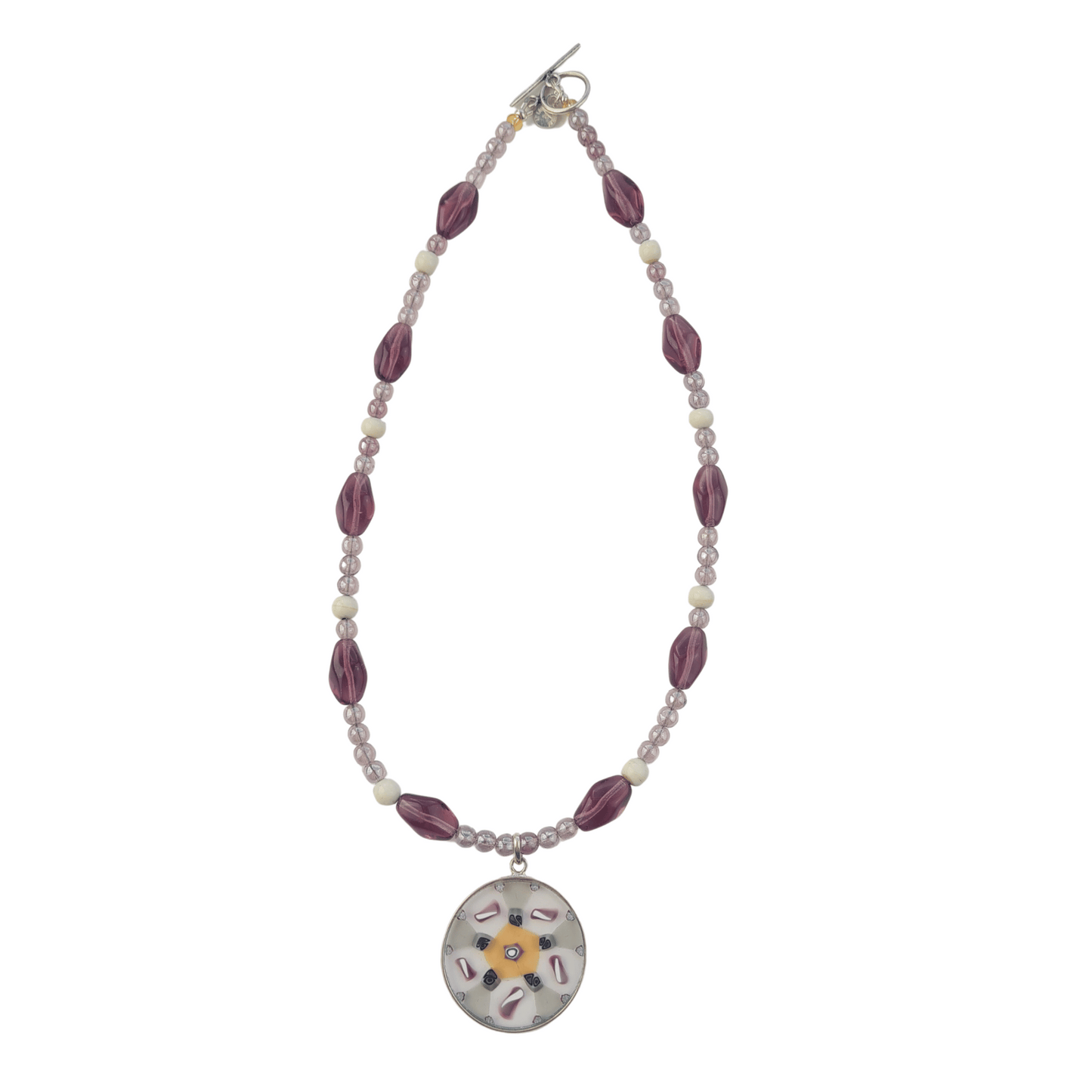Millefiori Vintage Beads Necklace