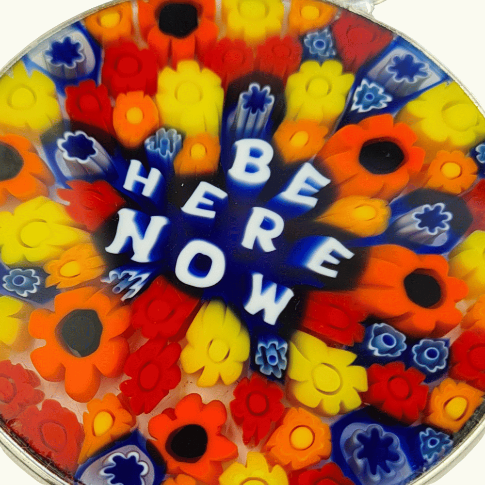 BE HERE NOW Large Millefiori - Pendant