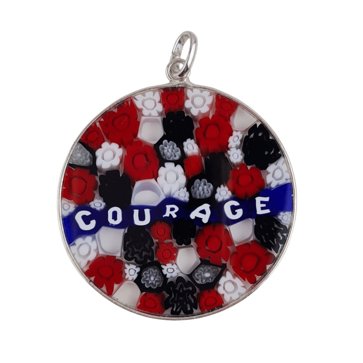 COURAGE Large Millefiori - Pendant