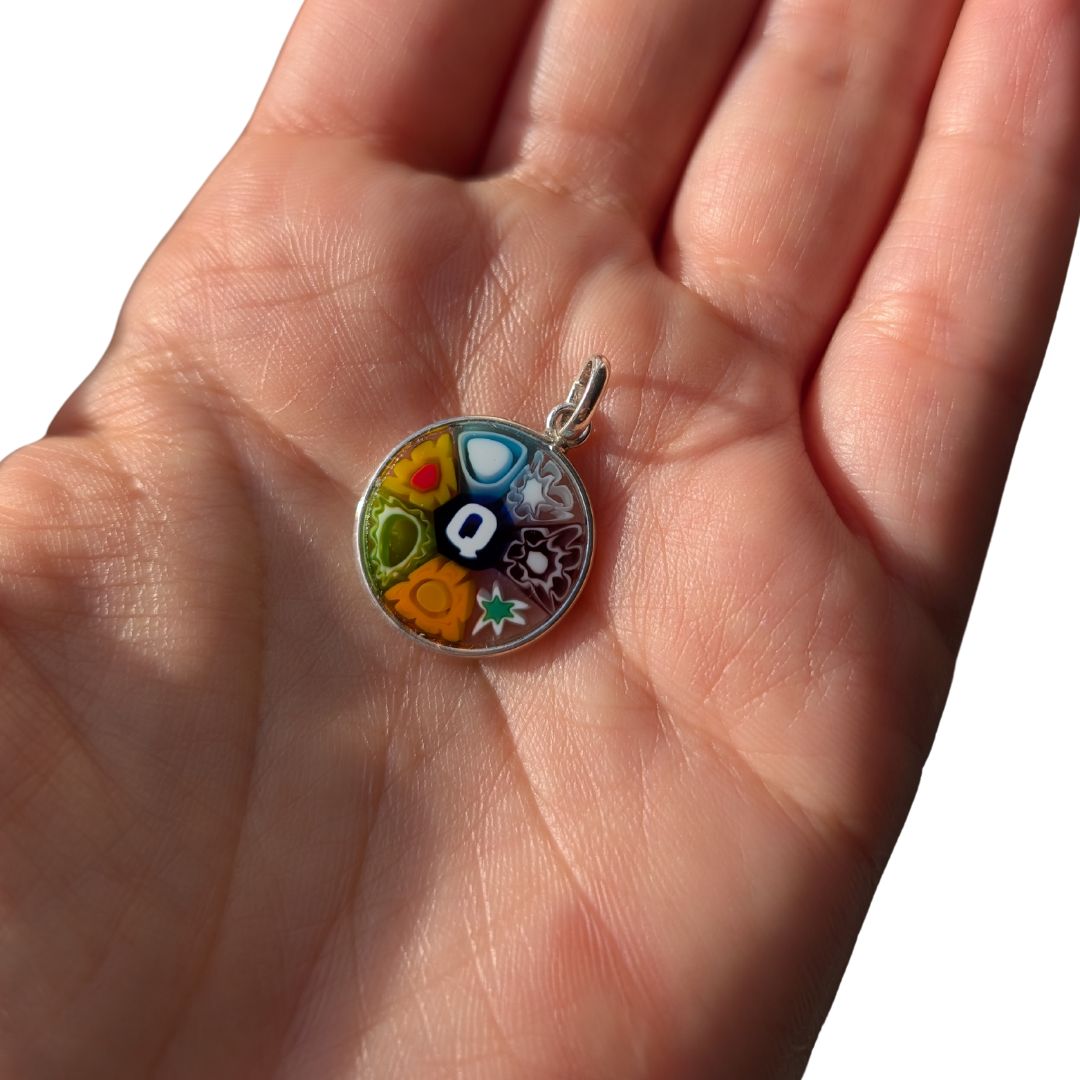 Q - MINI Alphabet Millefiori