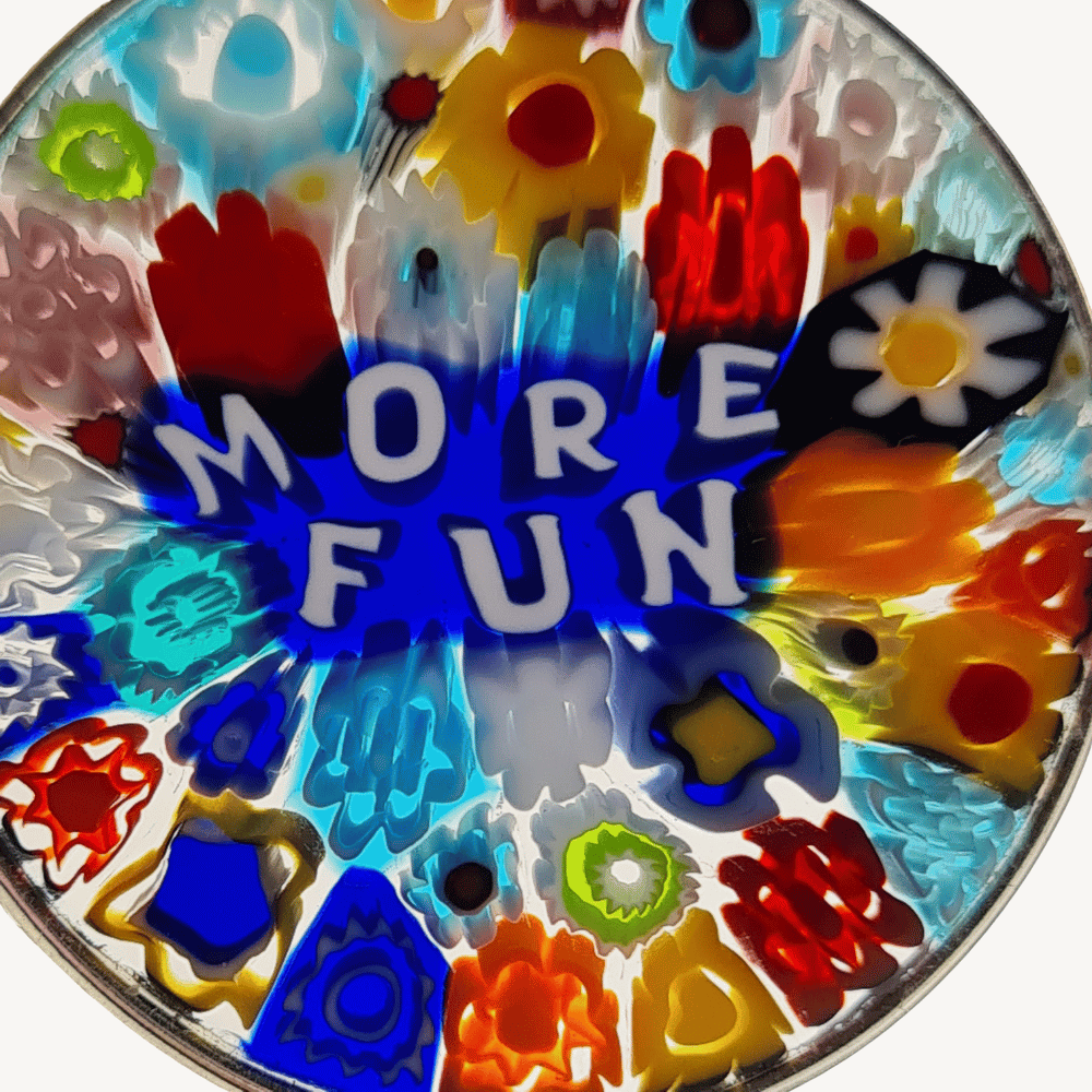 MORE FUN Medium Millefiori - Pendant