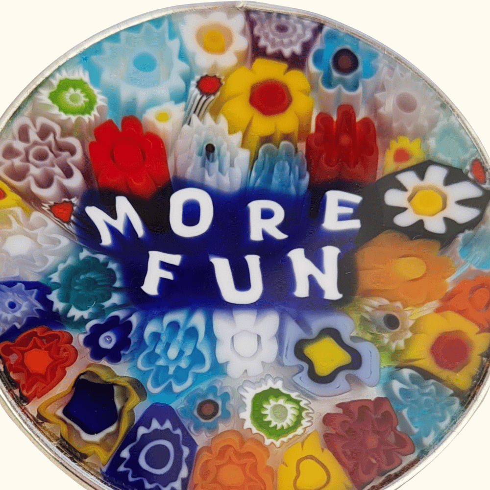 MORE FUN Medium Millefiori - Pendant
