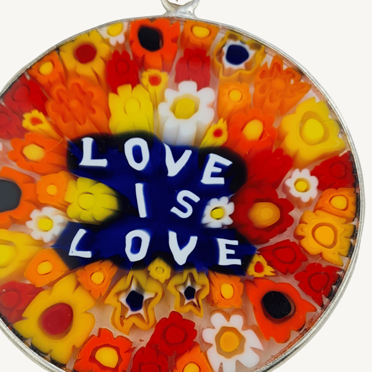 THIS IS LOVE Large Millefiori - Pendant