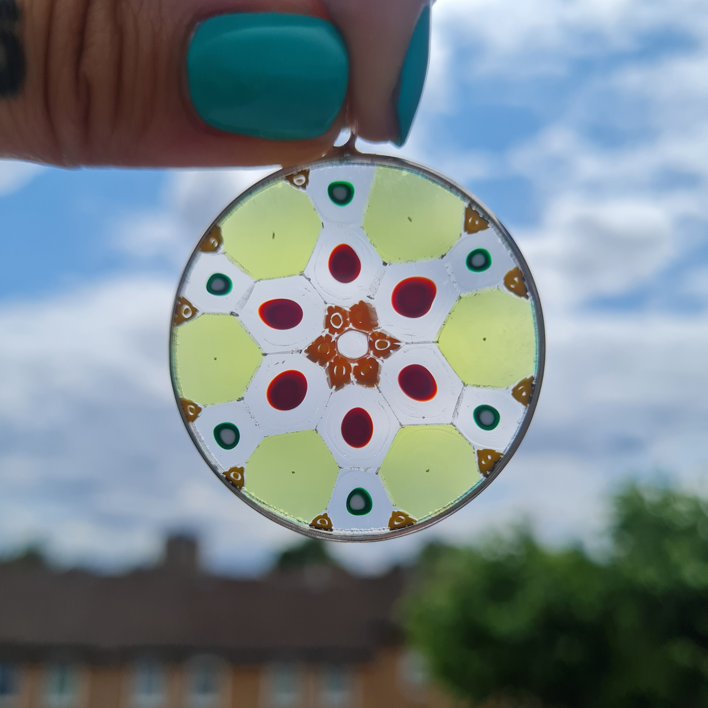 Large ROSONE Millefiori - Pendant