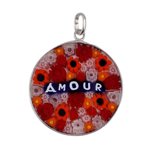 AMOUR Medium Millefiori - Pendant