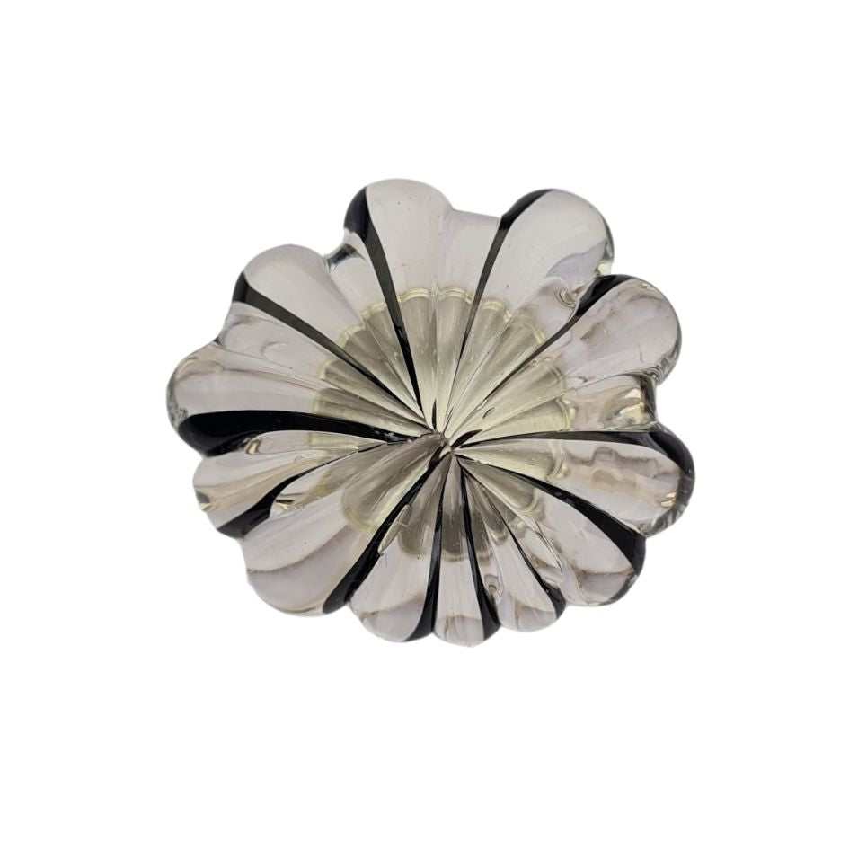 meringue glass murano glass ring authentic