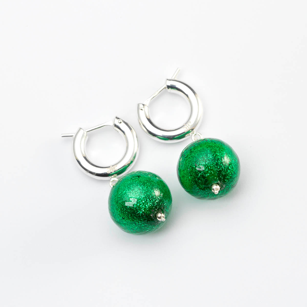 Silver Dust - Emerald Green