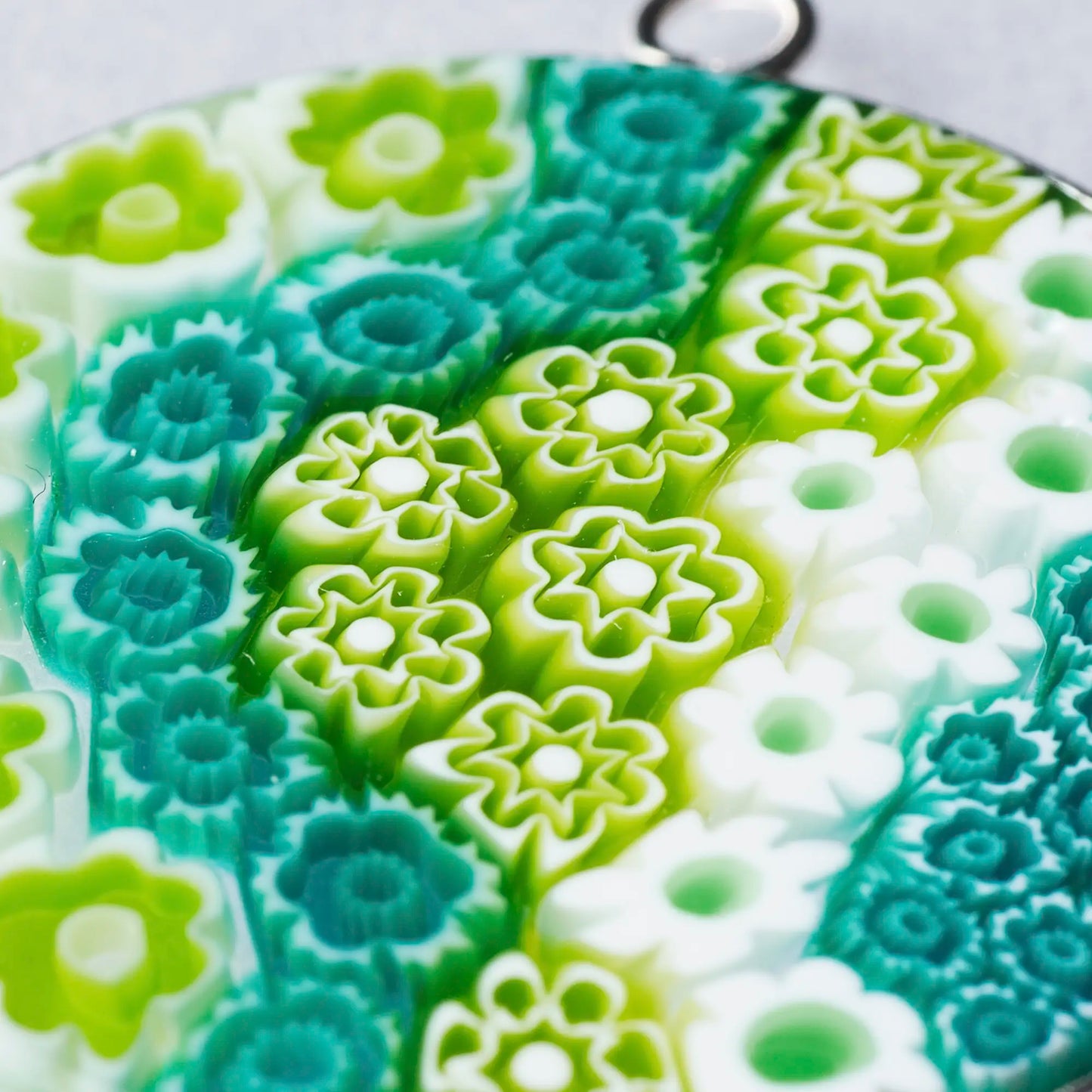 MILKY WAY Green - Large Drop Earrings