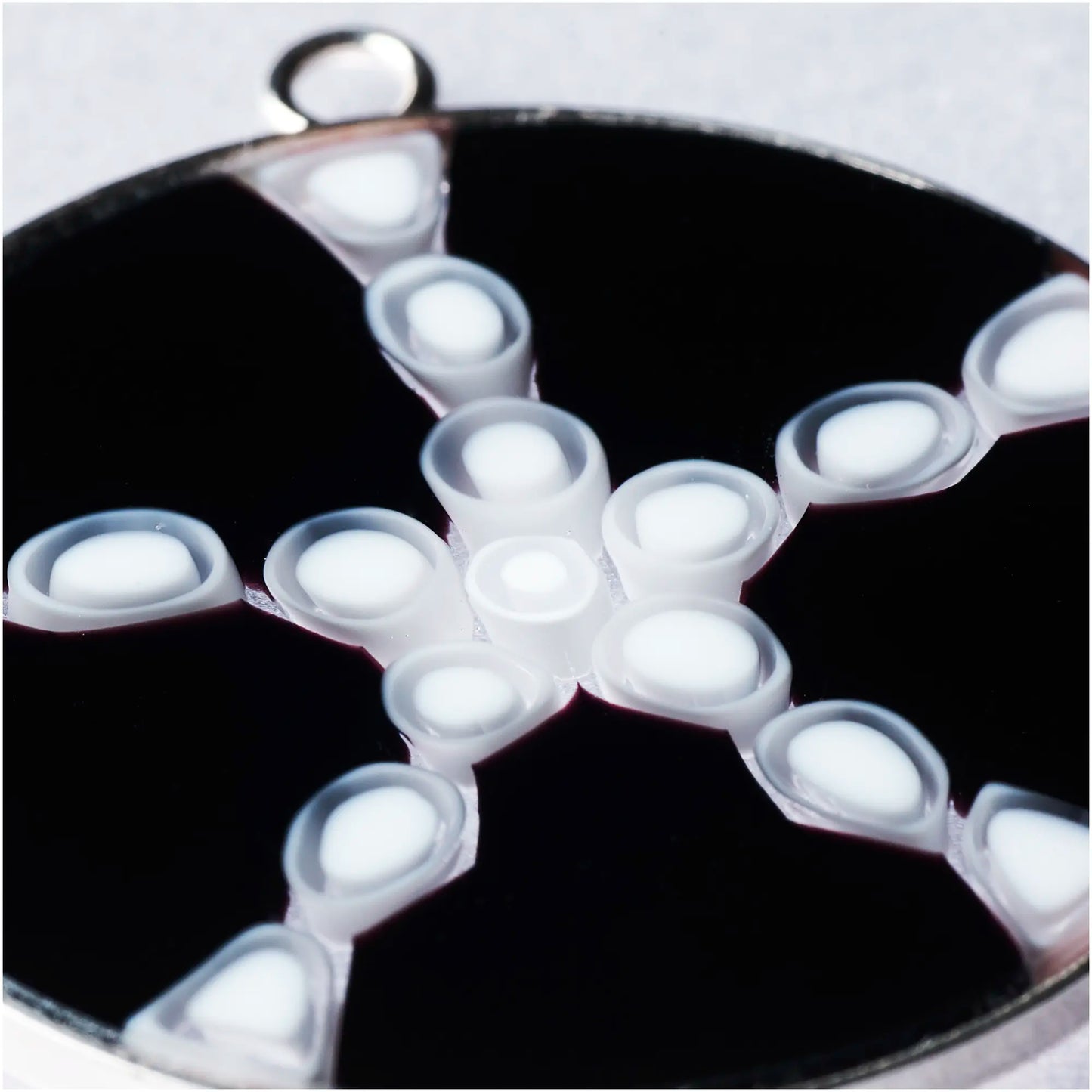 STAR White - Large Drop Earrings