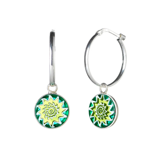 Millefiori Small Earrings - Sunshine