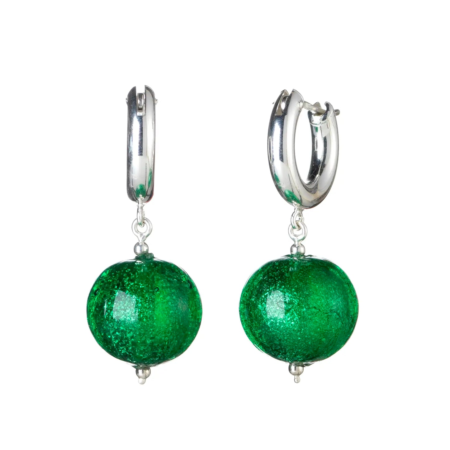 Silver Dust - Emerald Green
